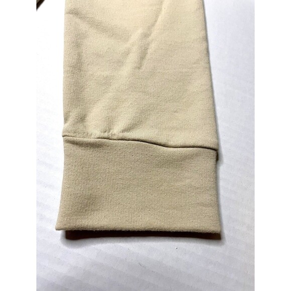 Ralph Lauren Womens Jacket L L-RL Track Athletic Crest Varsity Beige Preppy Y2K - Picture 7 of 12